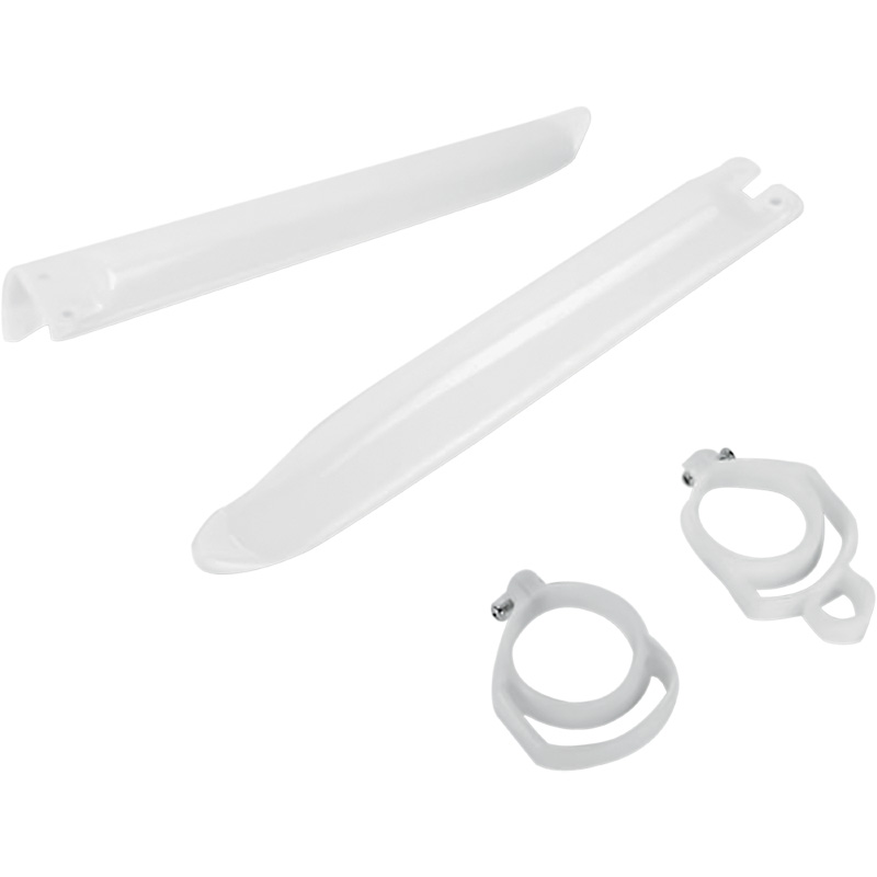 UFO FORK SLDR PROT KX96-00WHT Kawasaki KX85 2014-2026...