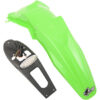 UFO FENDER W/LITE KLX450R GRN Kawasaki 2007-2025...