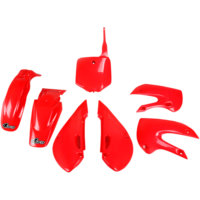 UFO BODY KIT KLX110 01-09 RED Kawasaki KLX 110 2001-2009...