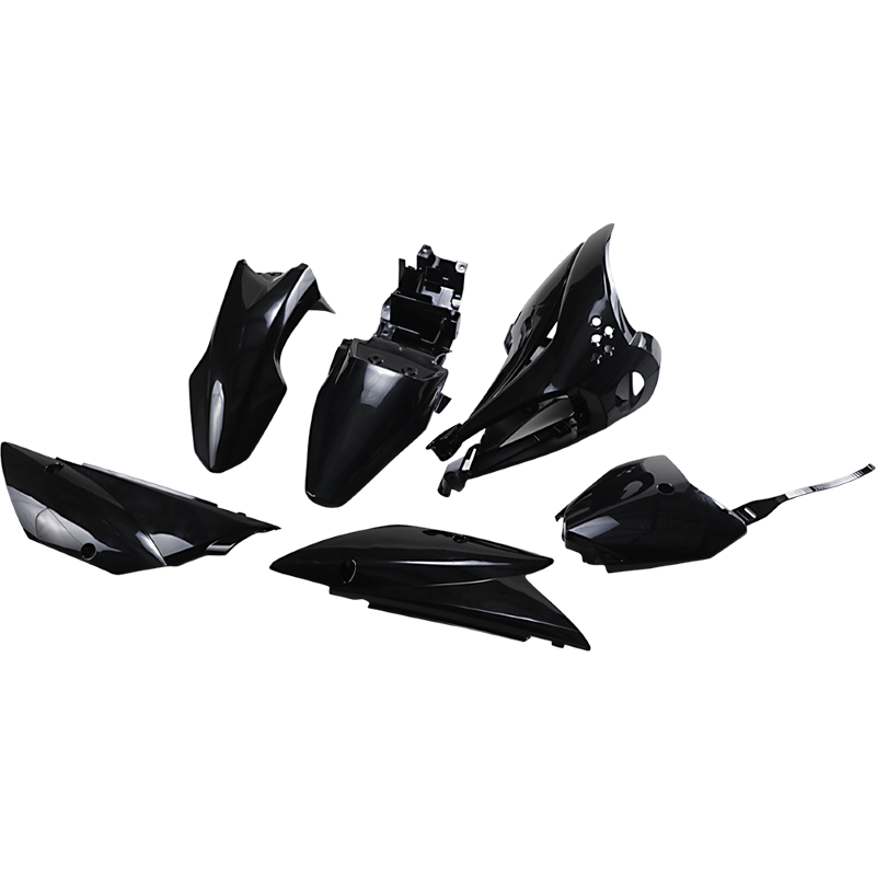 UFO BODY KIT KLX110 BLACK Kawasaki KLX 110 2010-2026...
