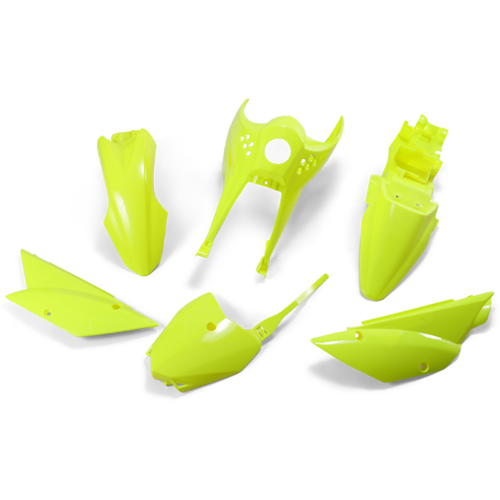 UFO BODY KIT KLX110 FLO YEL Kawasaki KLX 110 2010-2026...