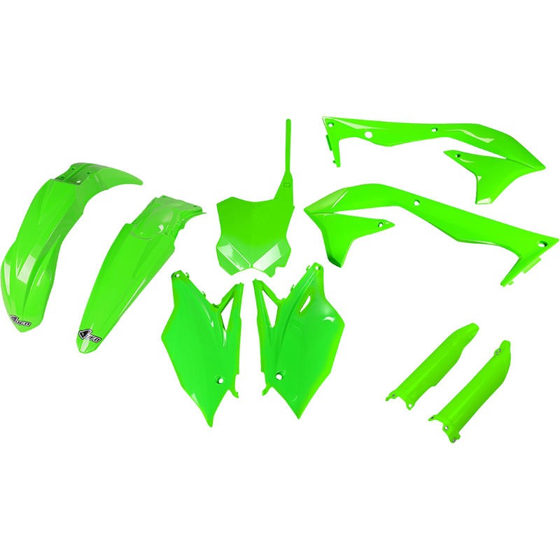 UFO BODY KIT KX450F 13-15 NEON GREEN Kawasaki KX 450 F 2013-2015...
