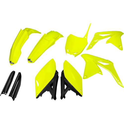 UFO BODY KIT RMZ250 10-18 NEON YELLOW Suzuki RM-Z 250 2010-2018...