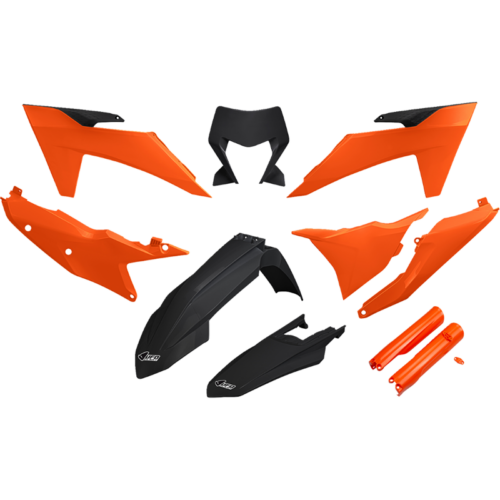 UFO BODY KIT EXC/EXC-F BLACK/ORANGE KTM EXC 150 2024-2025 KTM EXC 250...