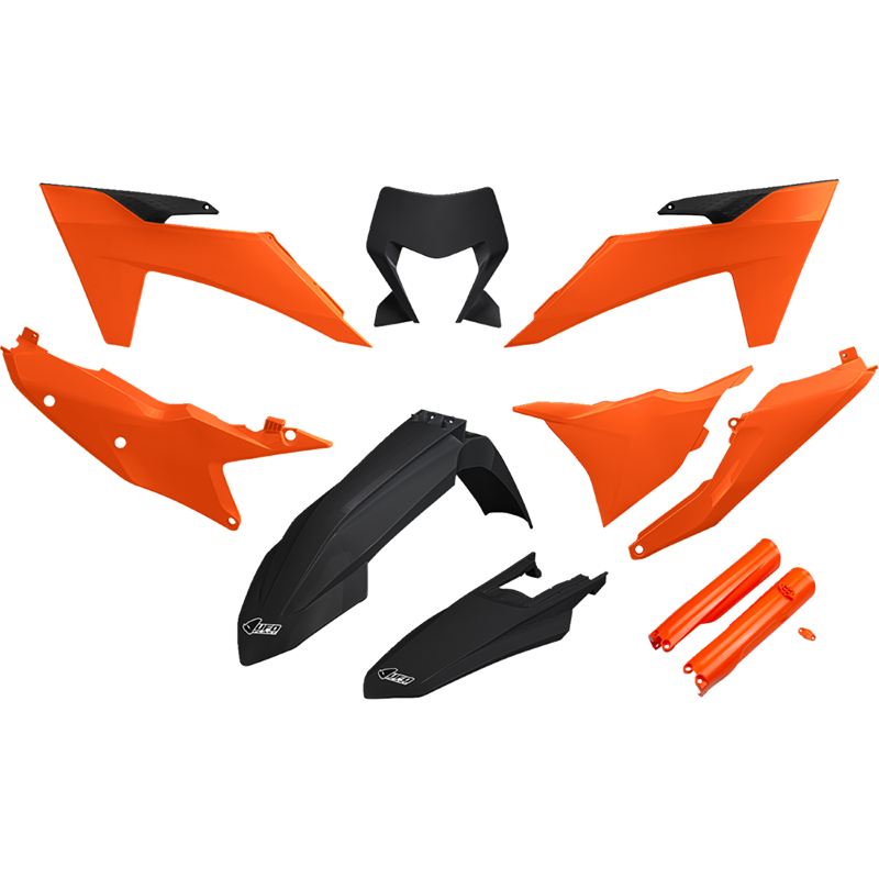 UFO BODY KIT EXC/EXC-F BLACK/ORANGE KTM EXC 150 2024-2025 KTM EXC 250...