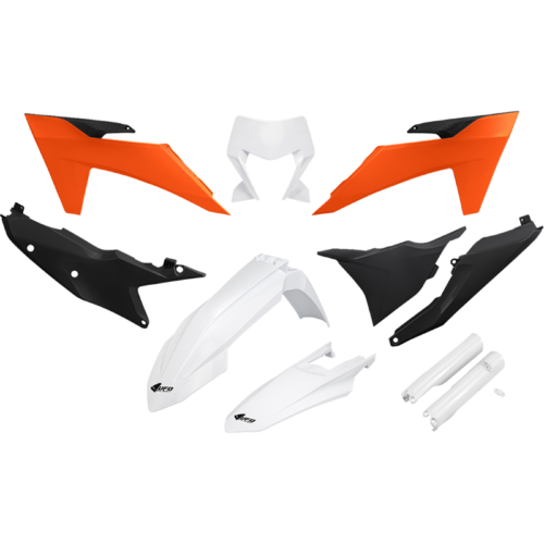 UFO BODY KIT EXC/EXC-F WHITE/ORANGE/BLACK KTM EXC 150 2024-2025...