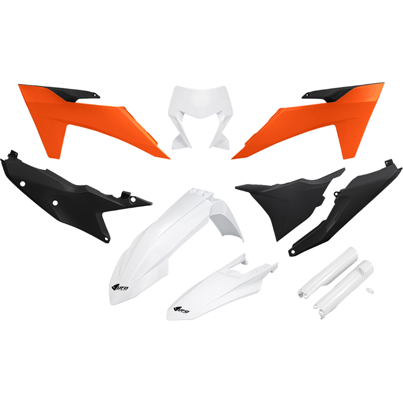 UFO BODY KIT EXC/EXC-F WHITE/ORANGE/BLACK KTM EXC 150 2024-2025...
