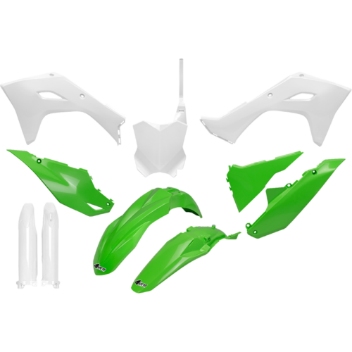 UFO BODY KIT KX250/450F GREEN/WHITE Kawasaki KX 250 2025-2026...