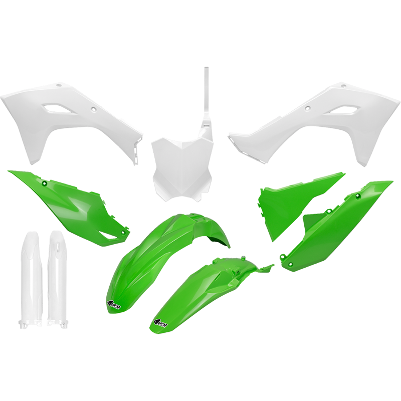 UFO BODY KIT KX250/450F GREEN/WHITE Kawasaki KX 250 2025-2026...